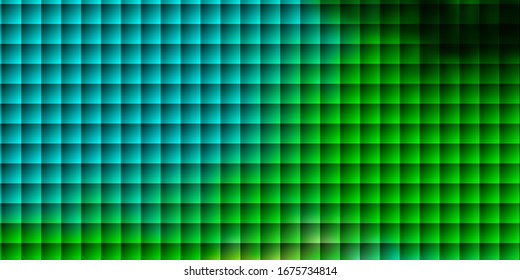 Light Blue, Green vector template with rectangles. New abstract illustration with rectangular shapes. Pattern for commercials, ads.