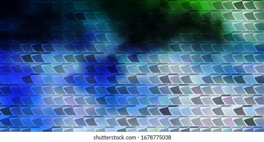 Light Blue, Green vector template with rectangles. Rectangles with colorful gradient on abstract background. Pattern for websites, landing pages.