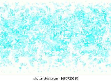 Light Blue, Green vector template with wry lines. Shining colorful illustration in simple style. Abstract design for your web site.