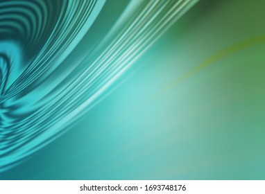 Light Blue, Green vector template with curved lines. Colorful illustration in simple style with gradient. Abstract style for your business design.