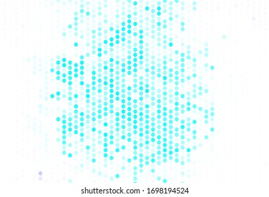 Light Blue, Green vector template with circles. Blurred bubbles on abstract background with colorful gradient. Pattern for ads, leaflets.