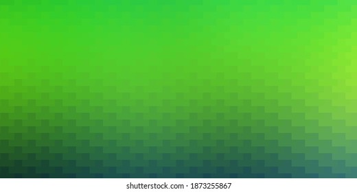 Hellblau, grüne Vektorvorlage in Rechtecken. Modernes Design mit Rechtecken im abstrakten Stil. Design für Ihre Unternehmenswerbung.