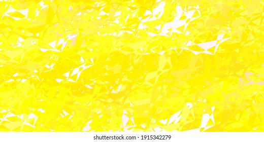 Light blue, green vector template with triangle shapes. Web material illustration with colorful abstract triangles. Template for commercials.