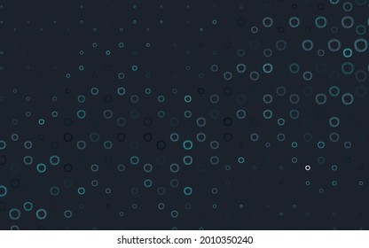 Light Blue, Green vector template with circles. Abstract illustration with colored bubbles in nature style. Design for poster, banner of websites.