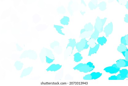 Light Blue, Green vector template with chaotic shapes. Simple colorful illustration with abstract gradient shapes. Elegant design for wallpapers.