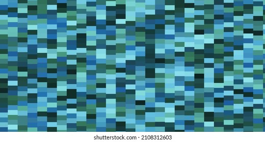 Plantilla vectorial verde, azul claro en rectángulos. Nueva ilustración abstracta con formas rectangulares. Patrón para sitios web, páginas de inicio.