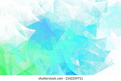 Light Blue, Green vector template with repeated sticks. Colorful shining illustration with lines on abstract template. Pattern for ads, posters, banners.