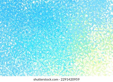 Plantilla vectorial verde, azul claro con palos repetidos. Ilustración de color brillante con rayas nítidas. Plantilla para sus hermosos fondos.
