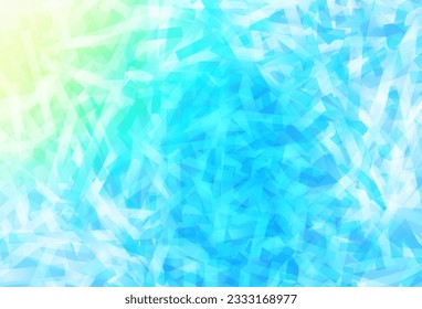 Bleu clair, modèle vectoriel Vert avec des bâtons répétés. Illustration abstraite géométrique moderne avec Lignes. Motif de publicité, brochures, dépliants.