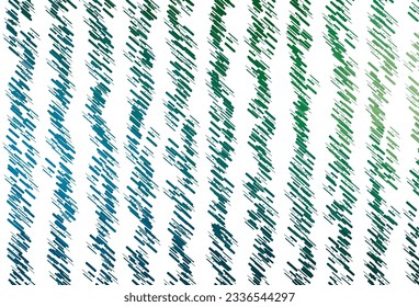 Light Blue, Green vector template with repeated sticks. Glitter abstract illustration with colored sticks. Backdrop for TV commercials.