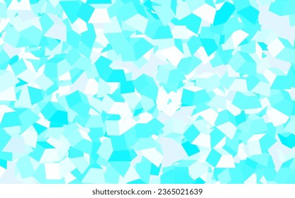 Light Blue, Green vector template with chaotic shapes. Illustration with colorful gradient shapes in abstract style. Best smart design for your business.