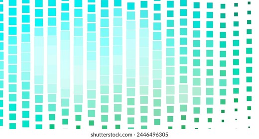 Light Blue, Green vector template in rectangles. New abstract illustration with rectangular shapes. Template for cellphones.