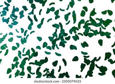 Light Blue, Green vector template with memphis shapes. Illustration with colorful gradient shapes in abstract style. Elegant design for wallpapers.