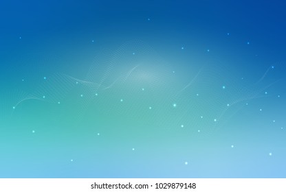 Light Blue, Green vector texture with disks. Modern abstract illustration with colorful water drops. The pattern can be used for beautiful websites.
