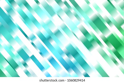 Light Blue, Green vector texture with colored lines. Lines on blurred abstract background with gradient. The pattern can be used for websites.
