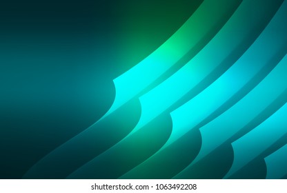 Light Blue, Green vector texture with colored lines. Lines on blurred abstract background with gradient. Smart design for your business advert.