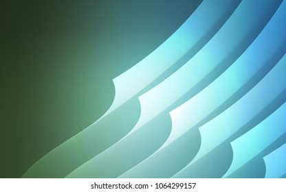 Light Blue, Green vector texture with colored lines. Shining colored illustration with sharp stripes. Template for your beautiful backgrounds.