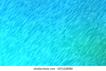 Light Blue, Green vector texture with colored lines. Shining colored illustration with narrow lines. The pattern can be used for websites.