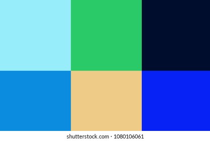 Light Blue, Green vector texture with collection of colors. Decorative design of colorful palette. Pattern of colors for designers of booklets, leaflets.