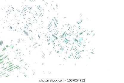 Light Blue, Green vector texture with colored lines. Blurred decorative design in simple style with lines. Best design for your ad, poster, banner.