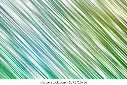 Light Blue, Green vector texture with colored lines. Decorative shining illustration with lines on abstract template. The pattern can be used for busines ad, booklets, leaflets