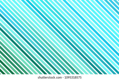 Light Blue, Green vector texture with colored lines. Decorative shining illustration with lines on abstract template. The pattern can be used as ads, poster, banner for commercial.
