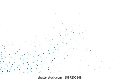 Light Blue, Green vector  texture with disks. Beautiful colored illustration with blurred circles in nature style. The pattern can be used for aqua ad, booklets.
