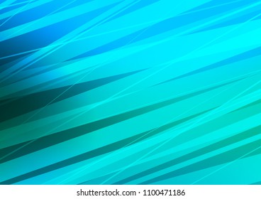 Light Blue, Green vector texture with colored lines. Blurred decorative design in simple style with lines. The pattern can be used for websites.