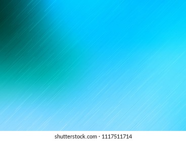 Light Blue, Green vector texture with colored lines. Lines on blurred abstract background with gradient. Best design for your ad, poster, banner.