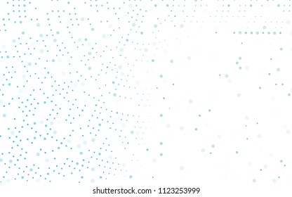 Light Blue, Green vector  texture with disks. Abstract illustration with colored bubbles in nature style. The pattern can be used for aqua ad, booklets.