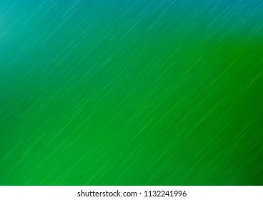 Light Blue, Green vector texture with colored lines. Lines on blurred abstract background with gradient. The pattern can be used for websites.