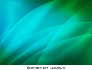 Light Blue, Green vector texture with colored lines. Modern geometrical abstract illustration with staves. The template can be used as a background.