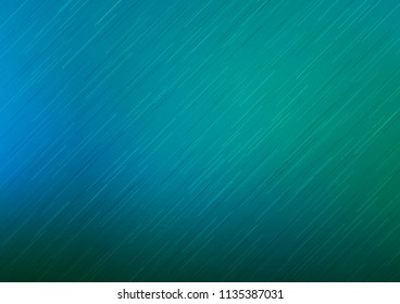 Light Blue, Green vector texture with colored lines. Lines on blurred abstract background with gradient. Smart design for your business advert.