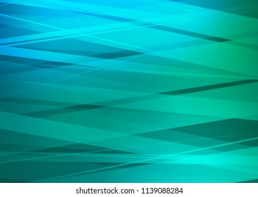 Light Blue, Green vector texture with colored lines. Shining colored illustration with narrow lines. Smart design for your business advert.