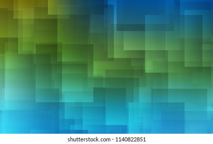 Light Blue, Green vector texture with colored lines. Glitter abstract illustration with colored sticks. Pattern for ads, posters, banners.
