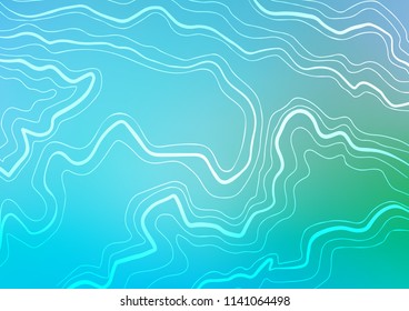 Light Blue, Green vector texture with colored lines. Blurred decorative design in simple style with lines. Best design for your ad, poster, banner.