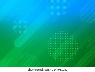 Light Blue, Green vector texture with colored capsules, dots. Glitter abstract illustration with colored sticks, dots. The template can be used as a background.