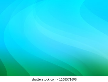 Light Blue, Green vector texture with colored lines. Shining colored illustration with narrow lines. The template can be used as a background.