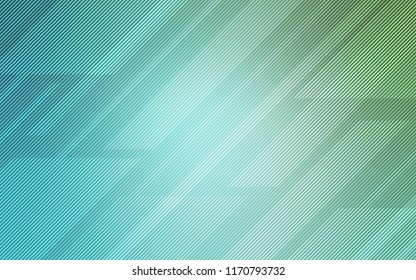 Light Blue, Green vector texture with colored lines. Modern geometrical abstract illustration with Lines. Pattern for your busines websites.