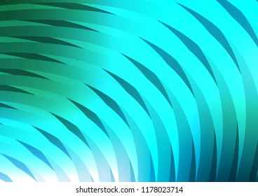 Light Blue, Green vector texture with colored lines. Modern geometrical abstract illustration with staves. The pattern can be used for busines ad, booklets, leaflets