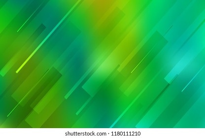 Light Blue, Green vector texture with colored lines. Glitter abstract illustration with colored sticks. The pattern for ad, booklets, leaflets.