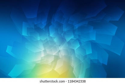Light Blue, Green vector texture with colorful hexagons. White background with colorful hexagons. Pattern can be used for landing pages.