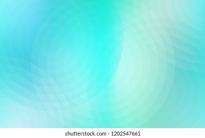 Light Blue, Green vector texture with disks. Illustration with set of shining colorful abstract circles. Pattern can be used for ads, leaflets.