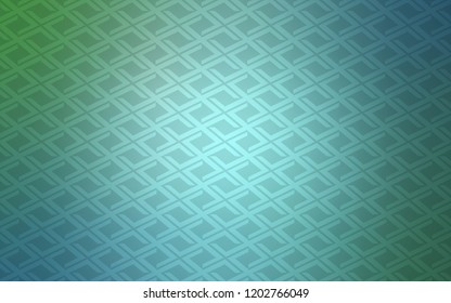 Light Blue, Green vector texture in rectangular style. Modern abstract illustration with colorful rectangles. Pattern for commercials.