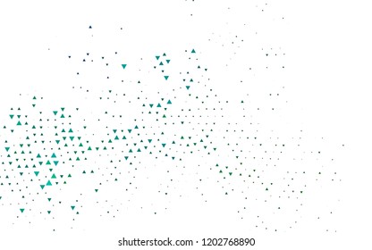 Light Blue, Green vector texture in triangular style. Abstract gradient illustration with triangles. Modern template for your landing page.