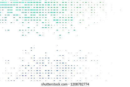 light Blue, Green vector texture with colored lines. Decorative shining illustration with lines on abstract template. Smart design for your business advert.