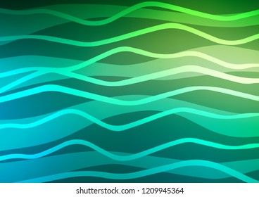 Light Blue, Green vector texture with colored lines. Modern geometrical abstract illustration with staves. The pattern can be used for websites.