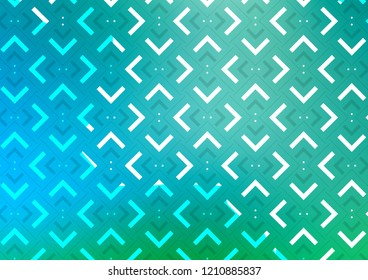 Light Blue, Green vector texture with colored lines. Glitter abstract illustration with colored sticks. The pattern can be used for websites.