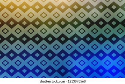 Light Blue, Green vector texture in rectangular style. Modern abstract illustration with colorful rectangles. Pattern can be used for websites.