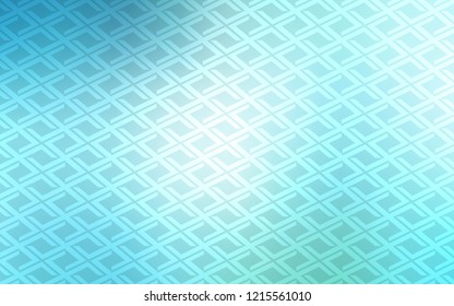 Light Blue, Green vector texture in rectangular style. Abstract gradient illustration with rectangles. Pattern for commercials.